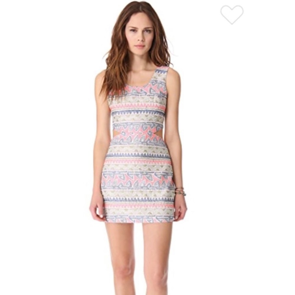 Parker Geometric Cut Out Dress